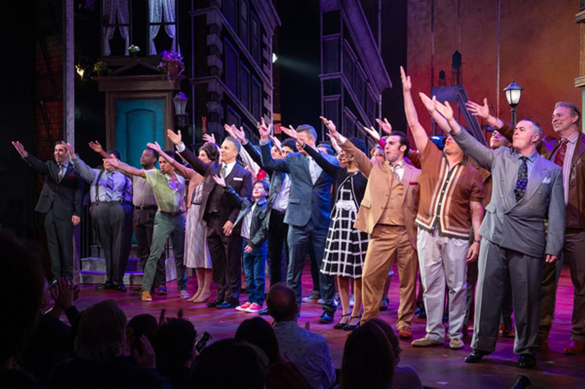 The cast of A BRONX TALE THE MUSICAL at 