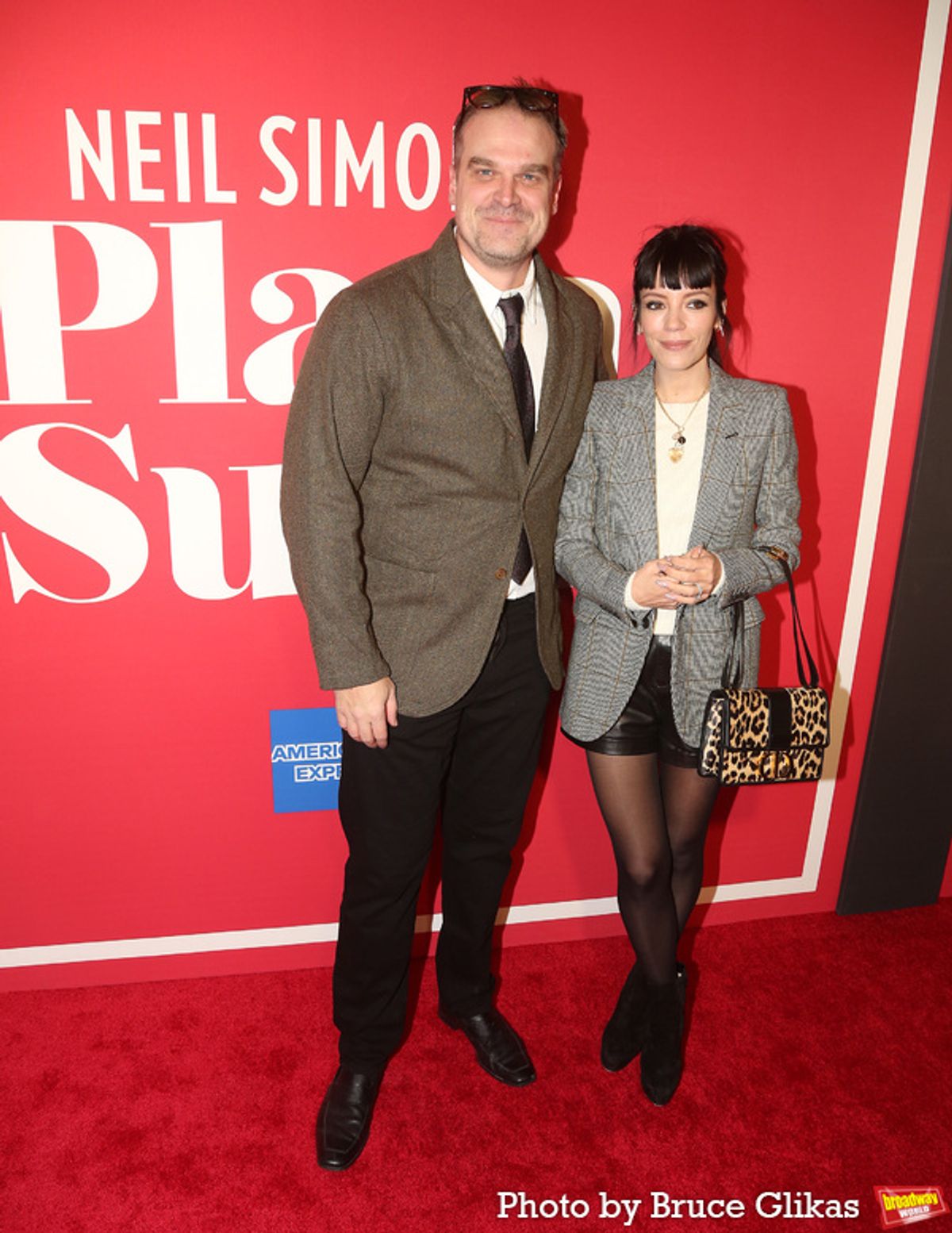 David Harbour and Lily Allen at 