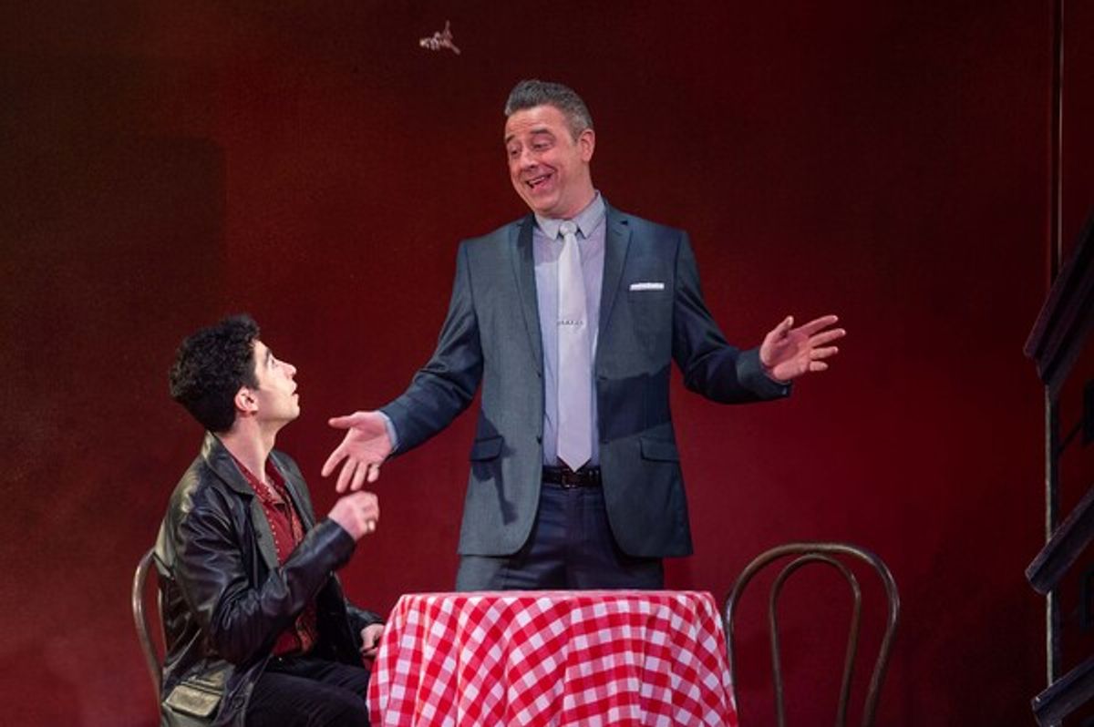 Mike Cefalo (Calogero), Mike Keller (Sonny) at 