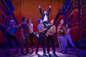 Emily Ann Stys (Ensemble), Frankie Rocco (Handsome Nick), Cate Benioff (Swing/ Assist Photo