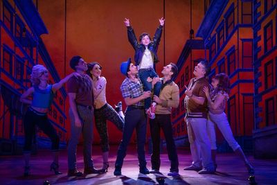 Emily Ann Stys (Ensemble), Frankie Rocco (Handsome Nick), Cate Benioff (Swing/ Assist Photo