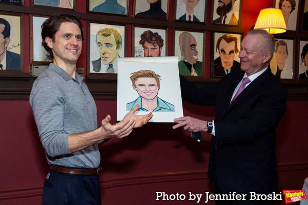 Aaron Tveit, Max Klimavicius at 