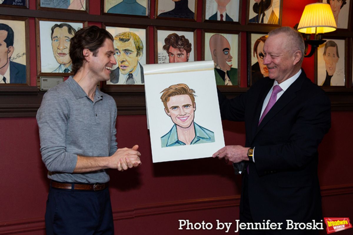 Aaron Tveit, Max Klimavicius at 