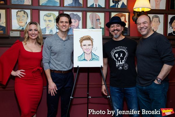 Jessica Lee Goldyn, Aaron Tveit, Ricky Rojas, Danny Burstein Photo