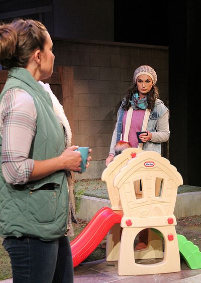 Aubrey Saverino as Jessie and Amanda Zarr as Lina Photo