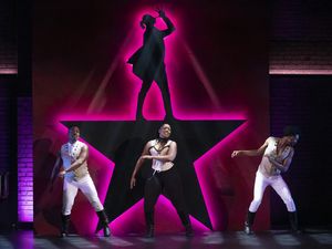 Left to right: Cornelius Jones Jr., Summer Greer, and Marqell Edward Clayton. Photo Courtesy of Musical Theatre West. Credit: Caught In The Moment. @ BroadwayWorld Left to right: Cornelius Jones Jr., Summer Greer, and Marqell Edward Clayton. Phot Photo