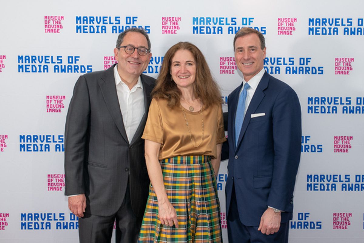 Michael Barker, Cheryl Henson, and Ivan Lustig  at 