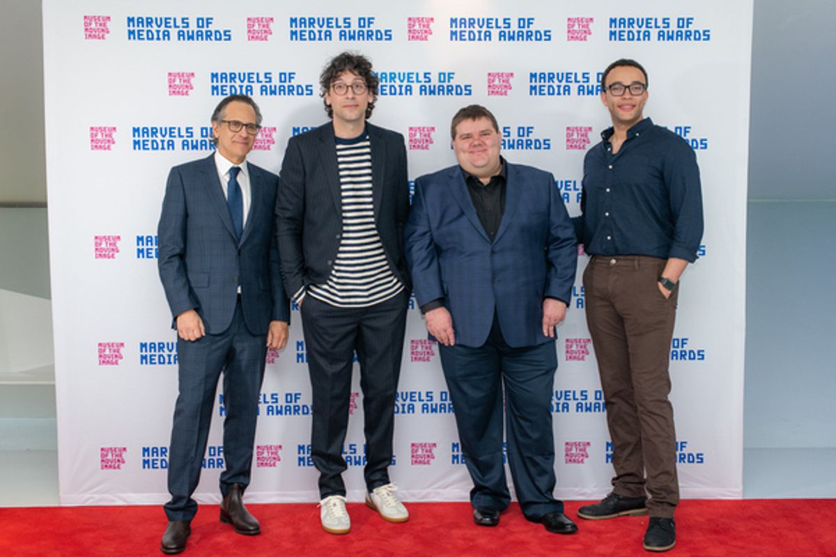 Jason Katims, Rick Glassman, and guests at Photos: Inside MARVELS OF MEDIA AWARDS at the Museum of the Moving Image
