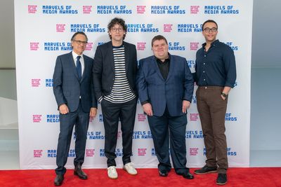 Jason Katims, Rick Glassman, and guests
 Photo