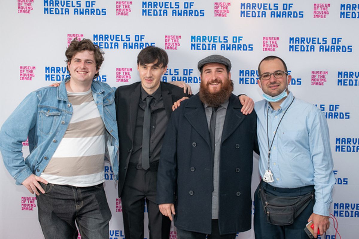 Bradley Hennessey, Kieran Firth-Bernard, Jason Weissbrod, and guest at 