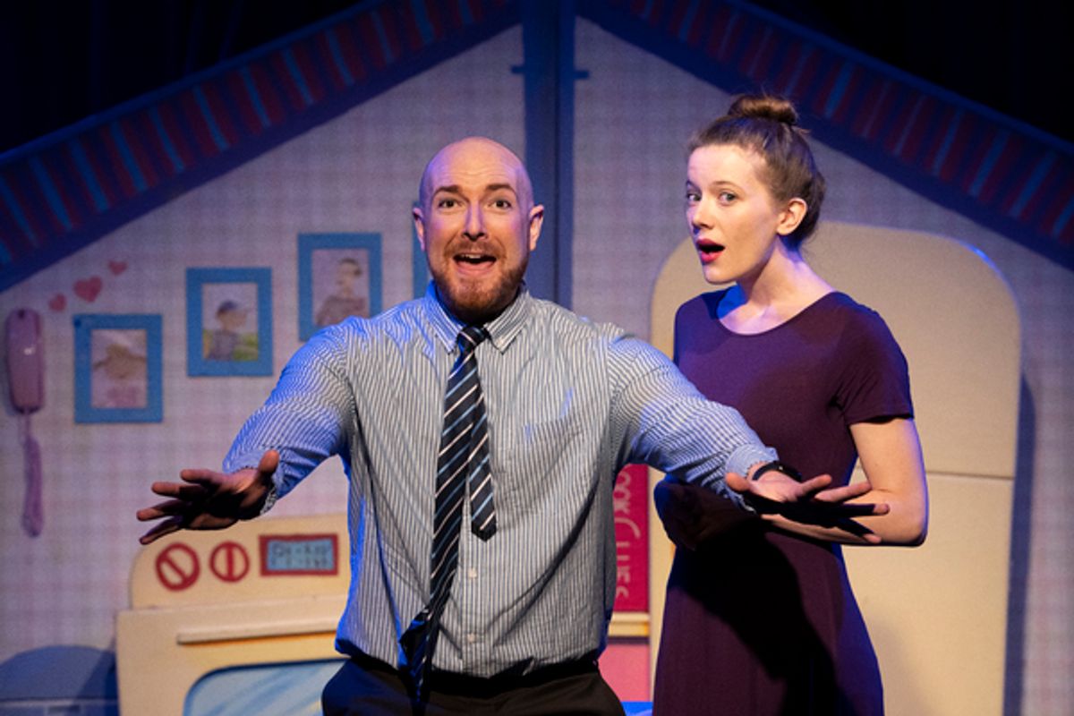 Arthur Beutel and Carey Anna Blackburn at Photos: Vital Theatre Company Relaunches PINKALICIOUS: THE MUSICAL at SoHo Playhouse