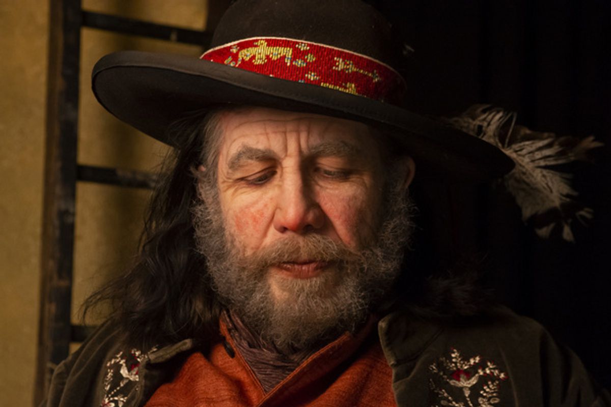 Joshua Koehn as Sir John Falstaff in Stag & Lion''s HENRY IV Parts I and II.     Performances run in rep Wednesday-Sunday April 27th-May 8th at The Trinity Theatre (422 West 57th Street in Manhattan). at Photos: First Look At Stag & Lion's HENRY IV: PARTS ONE AND TWO At The Trinity Theatre