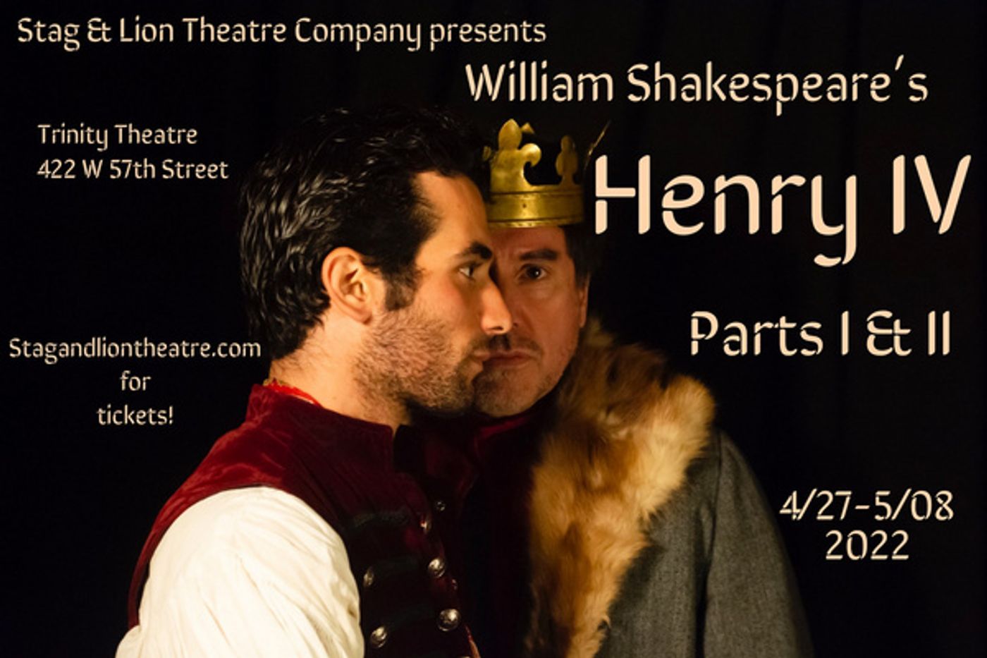 Photos: First Look At Stag & Lion's HENRY IV: PARTS ONE AND TWO At The Trinity Theatre Photos: First Look At Stag & Lion's HENRY IV: PARTS ONE AND TWO At The Trinity Theatre Image