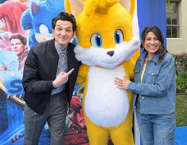 Ben Schwartz, Super Sonic, and Colleen O'Shaughnessey Photo
