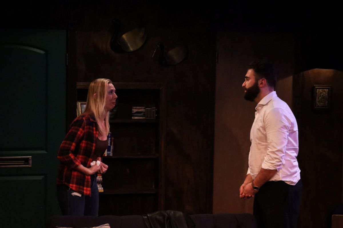 Erin McNerney and Sean Ricciardi as Neasa and Ian in SHINING CITY.  at 
