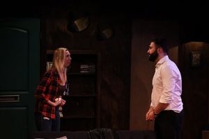Erin McNerney and Sean Ricciardi as Neasa and Ian in SHINING CITY.  Photo