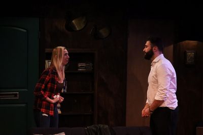 Erin McNerney and Sean Ricciardi as Neasa and Ian in SHINING CITY.  Photo