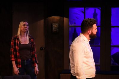 Erin McNerney and Sean Ricciardi as Neasa and Ian in SHINING CITY.  Photo
