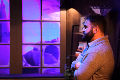 Sean Ricciardi as Ian in SHINING CITY.  Photo