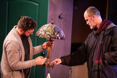 Sean Ricciardi as Ian and Sean Patrick Folster as John  in SHINING CITY.  Photo