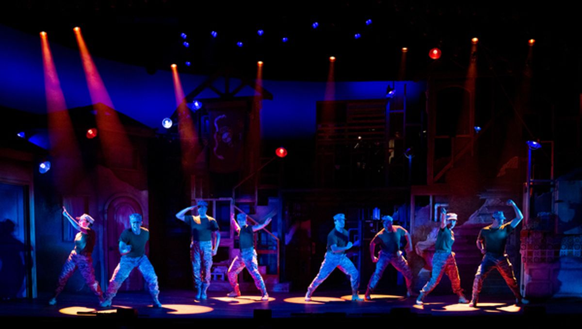 The cast at Photos: First Look at ¡AMERICANO! at New World Stages