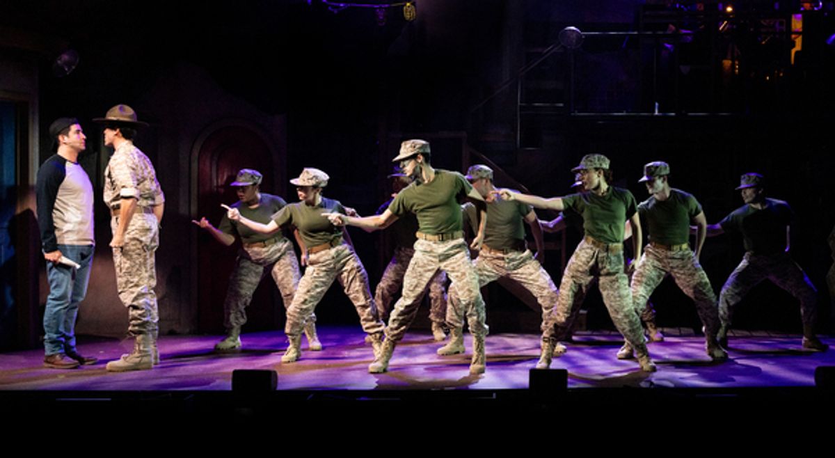 The cast at Photos: First Look at ¡AMERICANO! at New World Stages
