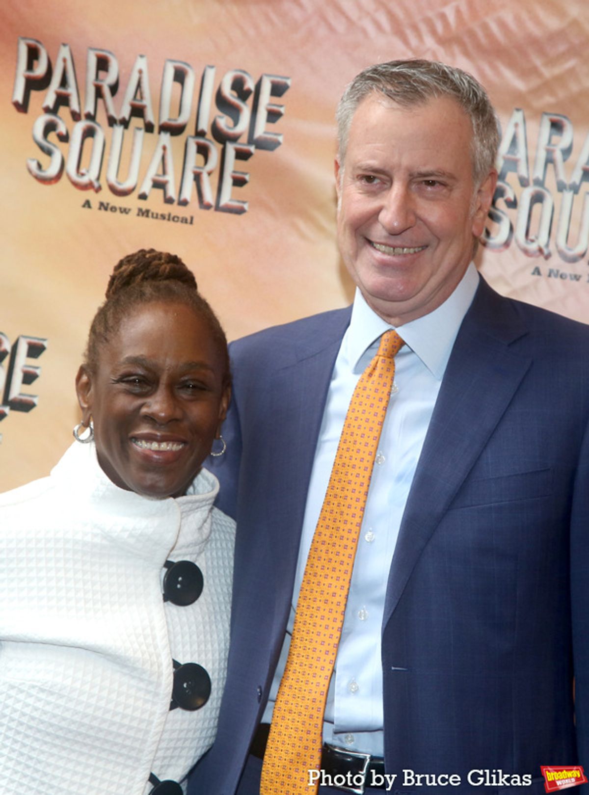 Chirlane McCray and Bill de Blasio at 