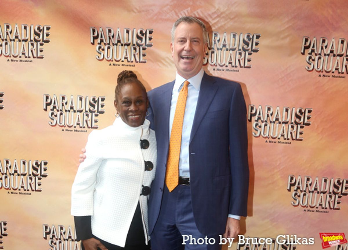 Chirlane McCray and Bill de Blasio at 