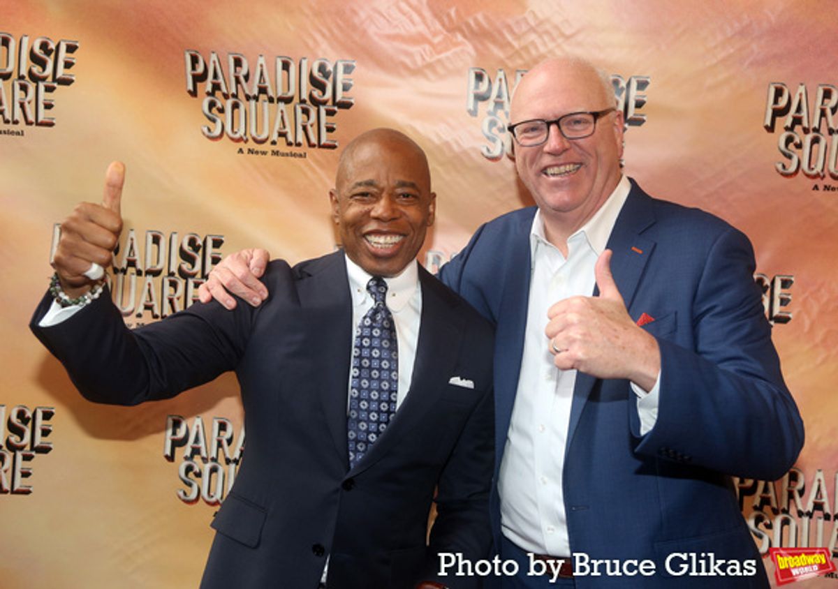 NYC Mayor Eric Adams and Producer Joe Crowley at 