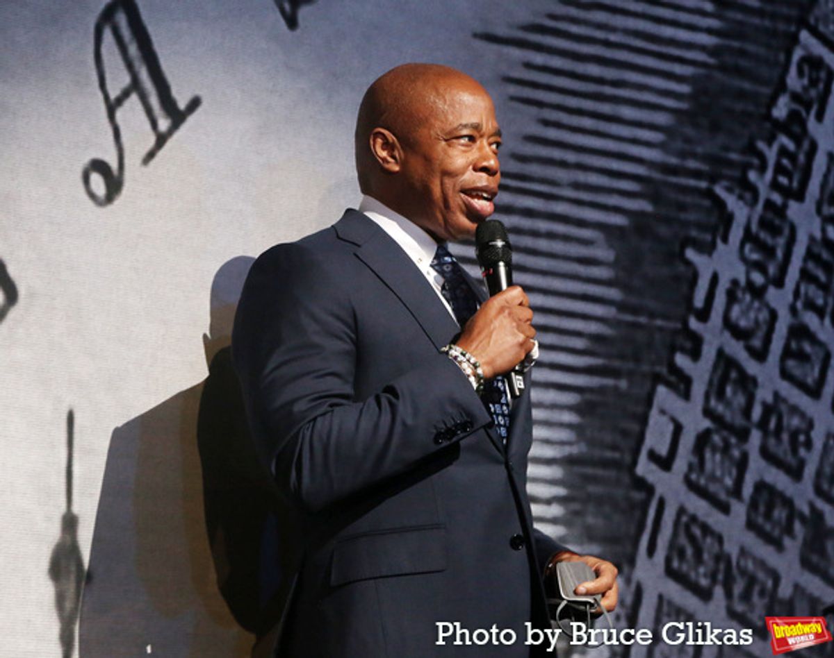 NYC Mayor Eric Adams at Photos: PARADISE SQUARE Company Takes Opening Night Bows