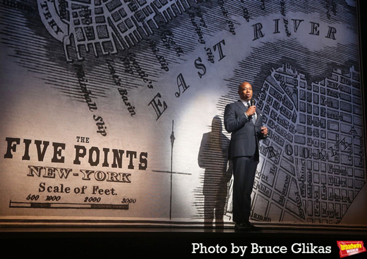 NYC Mayor Eric Adams at Photos: PARADISE SQUARE Company Takes Opening Night Bows