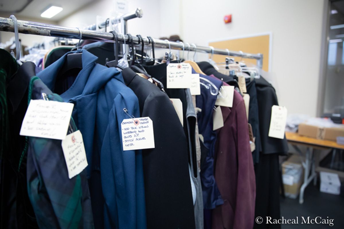 Some of the almost 500 Costumes. at Photos: The Company Of HARRY POTTER AND THE CURSED CHILD Meets The Press In Toronto