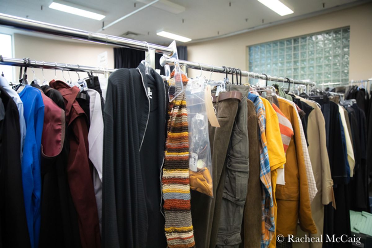 Some of Ron Weasley’s Costumes. at Photos: The Company Of HARRY POTTER AND THE CURSED CHILD Meets The Press In Toronto