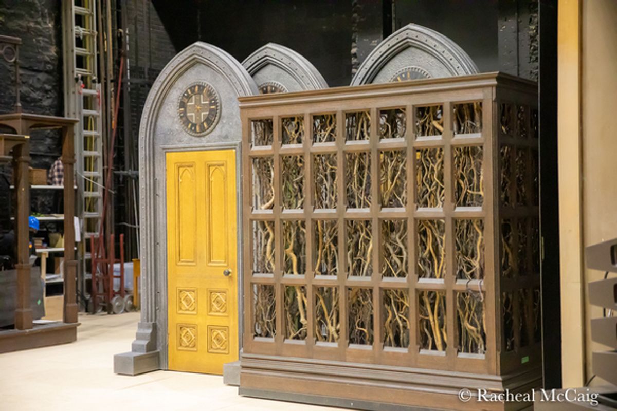 Rehearsal Set Pieces. at Photos: The Company Of HARRY POTTER AND THE CURSED CHILD Meets The Press In Toronto