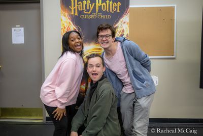 Hailey Lewis (Rose Granger-Weasley), Luke Kimball (Albus Potter), and Thomas  Mitchel Photo