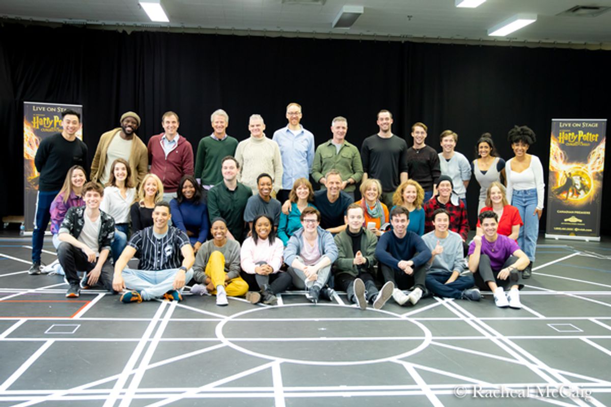 The Cast of Harry Potter and the Cursed Child. at Photos: The Company Of HARRY POTTER AND THE CURSED CHILD Meets The Press In Toronto