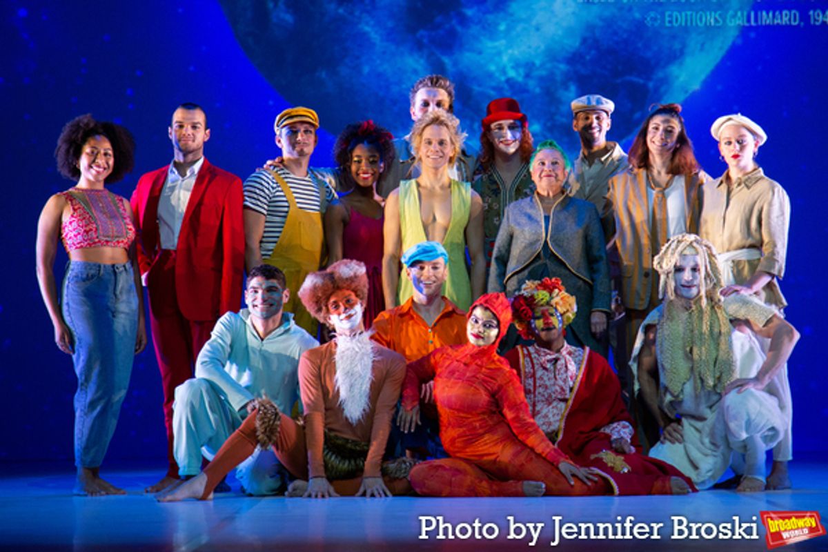 The cast of THE LITTLE PRINCE at Photos: Sneak Peek of THE LITTLE PRINCE on Broadway