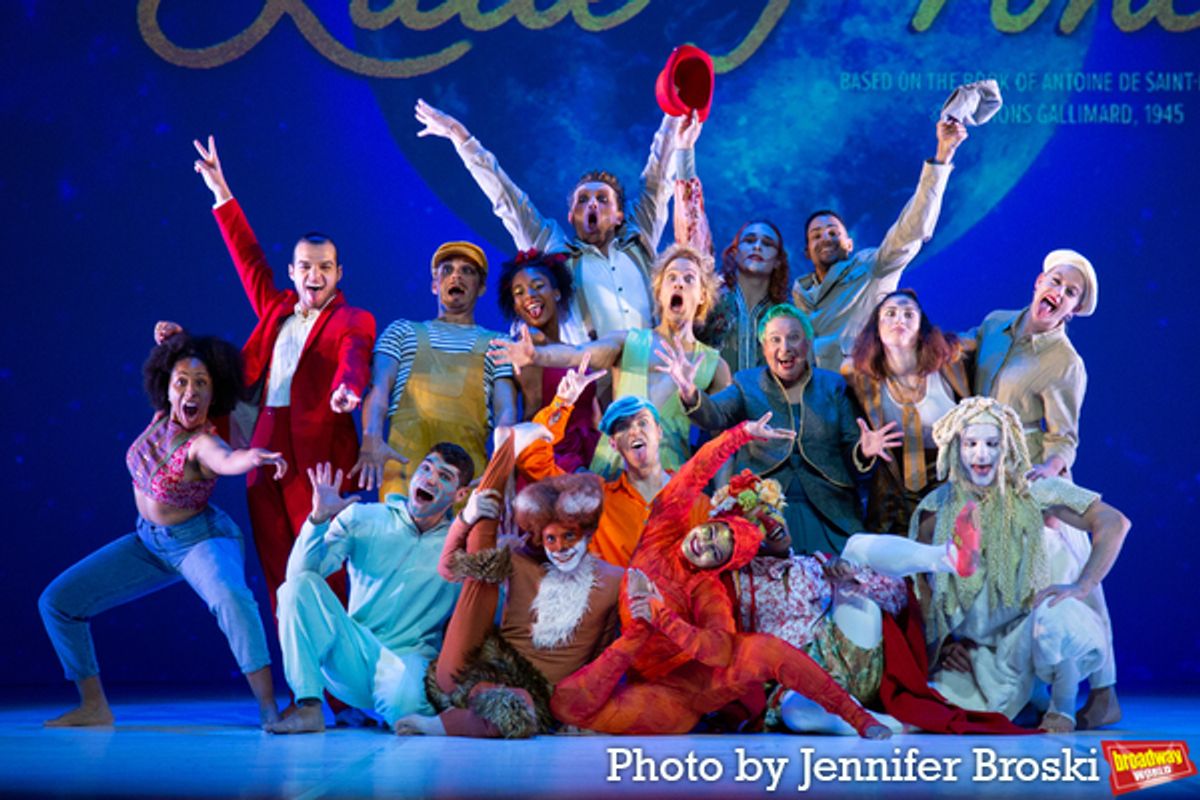 The cast of THE LITTLE PRINCE at Photos: Sneak Peek of THE LITTLE PRINCE on Broadway