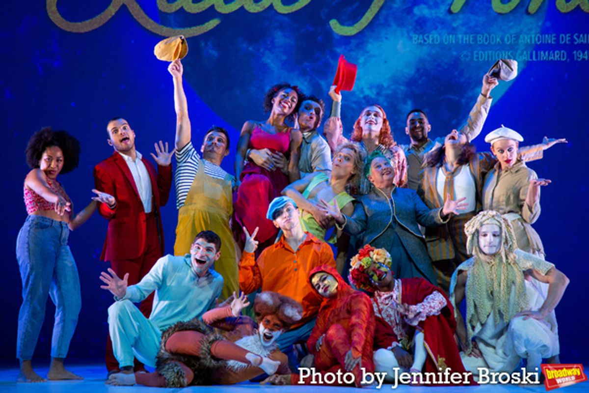 The cast of THE LITTLE PRINCE at Photos: Sneak Peek of THE LITTLE PRINCE on Broadway