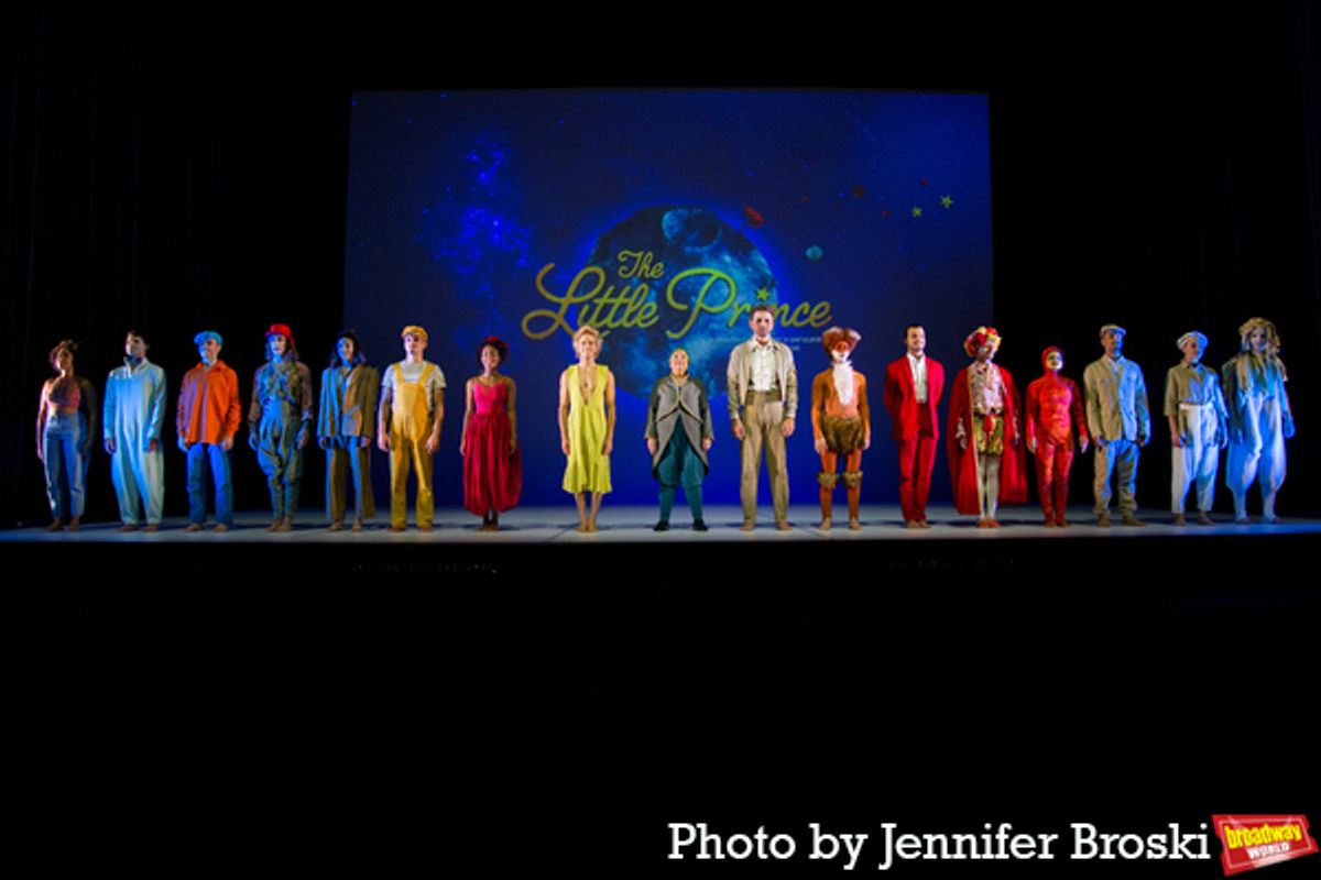 The cast of THE LITTLE PRINCE at Photos: Sneak Peek of THE LITTLE PRINCE on Broadway