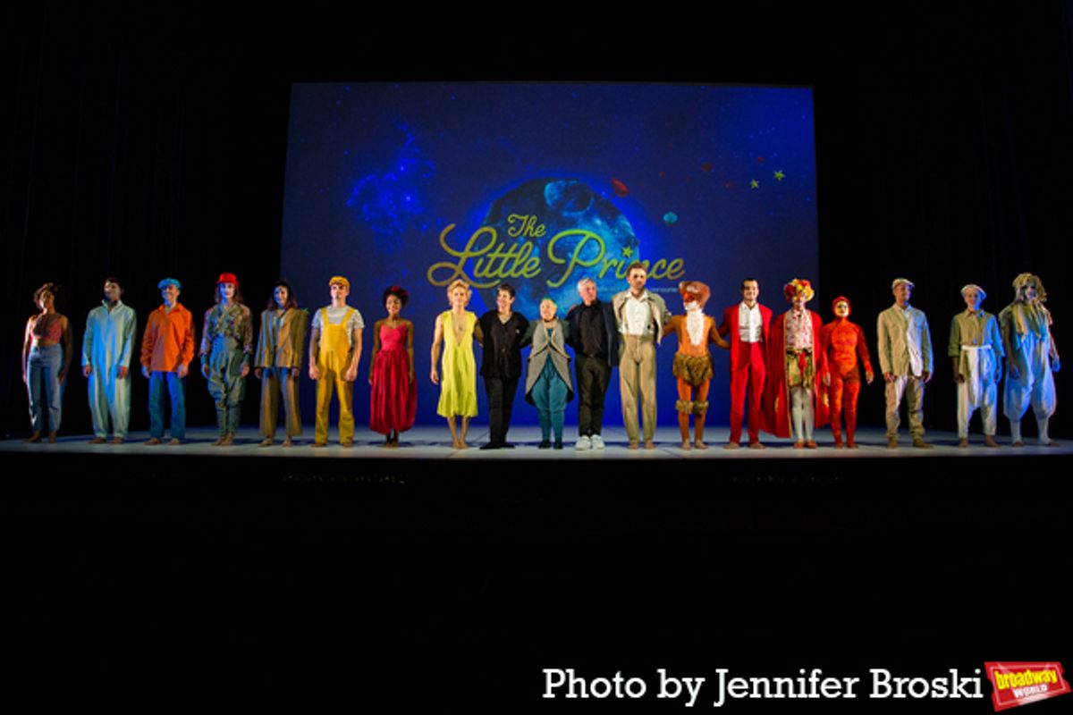 The cast and creative team of THE LITTLE PRINCE at Photos: Sneak Peek of THE LITTLE PRINCE on Broadway