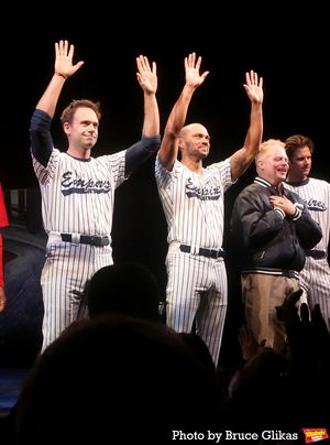 Patrick J. Adams, Jesse Williams, Jesse Tyler Ferguson and Michael Oberholtzer Photo