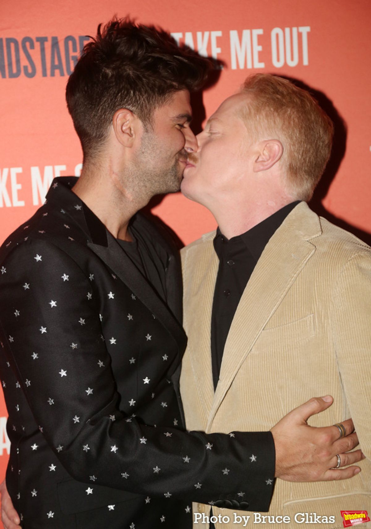 Justin Mikita and Jesse Tyler Ferguson at 