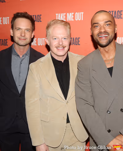 Patrick J. Adams, Jesse Tyler Ferguson and Jesse Williams Photo