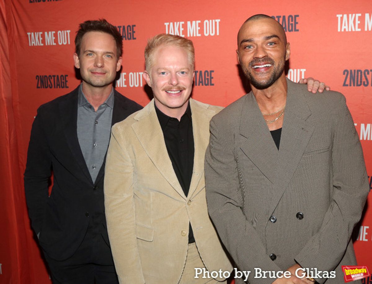 Patrick J. Adams, Jesse Tyler Ferguson and Jesse Williams at 