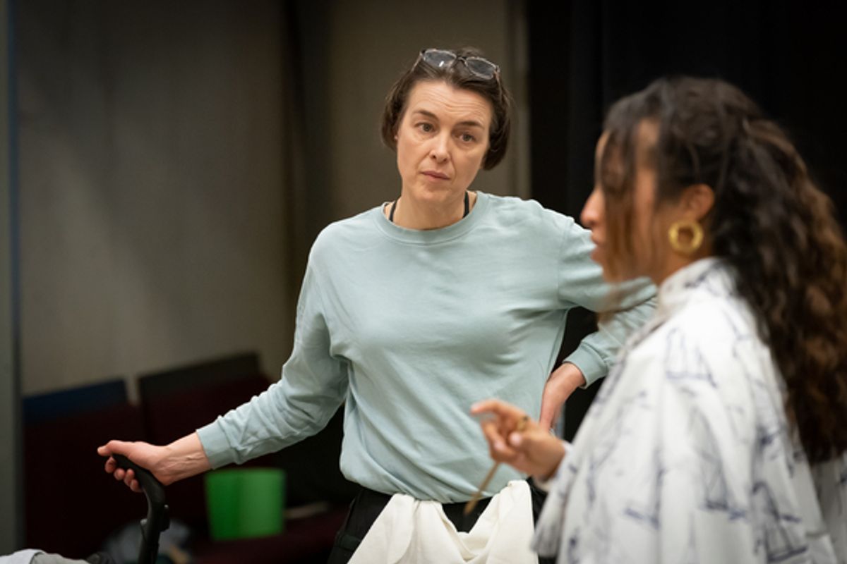 Olivia Williams and Nadia Latif at 