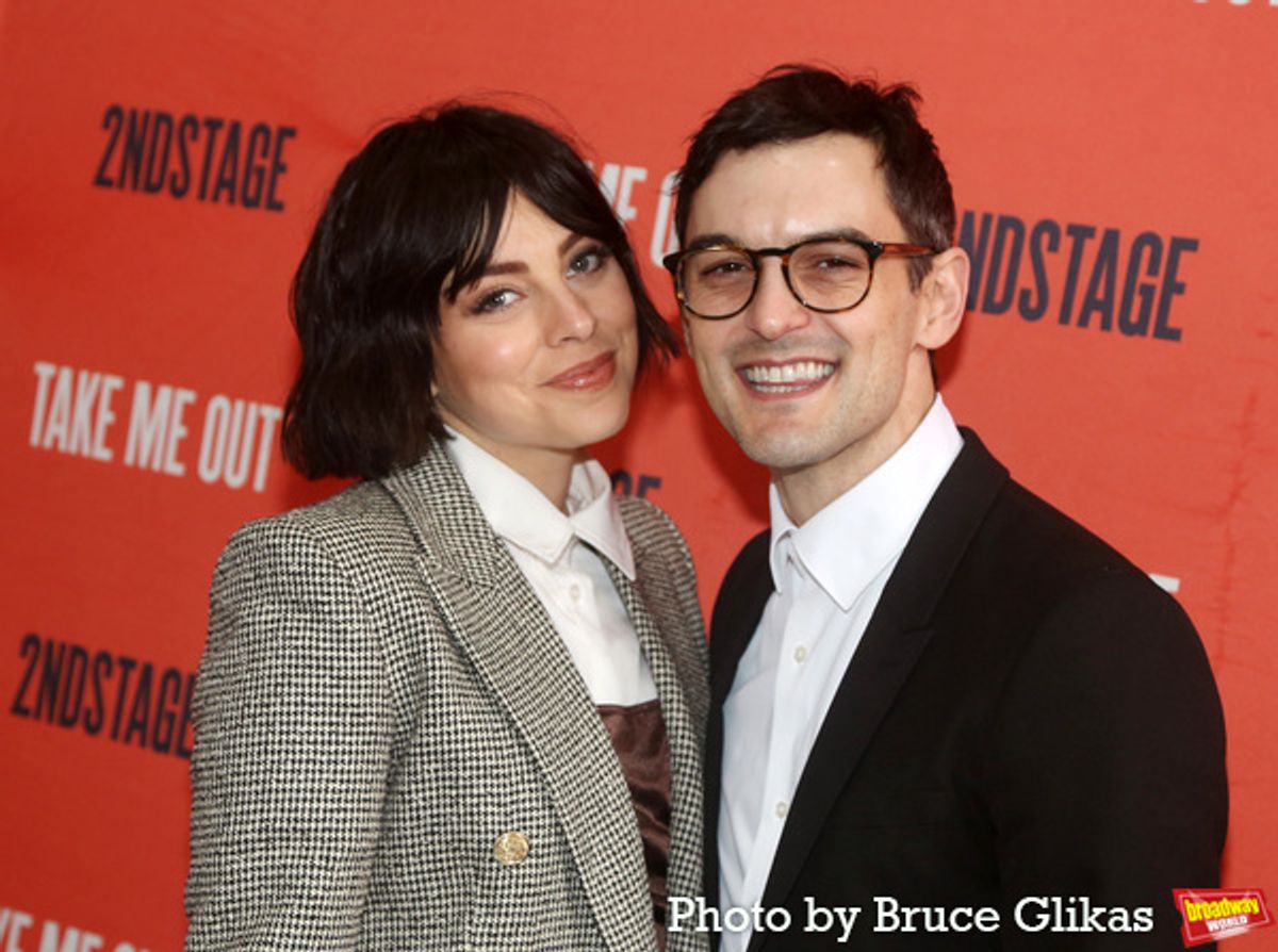 Krysta Rodriguez and Wesley Taylor at 