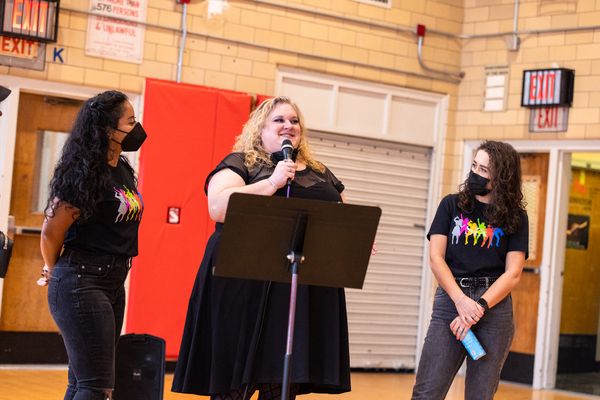 Nicole Kyoung-Mi Lambert (SIX cast member), Julia Schade (SIX Musical Director/Conduc Photo