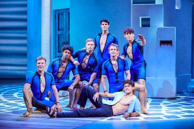 Jack Danson and the Cast of MAMMA MIA! Photo