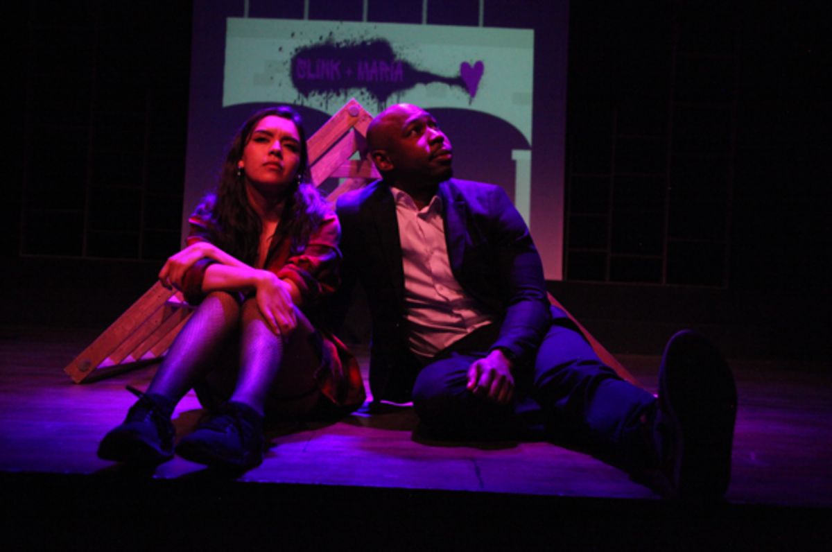 L TO R �" MACEDONIA BULLINGTON, MATT LORENZO. at 